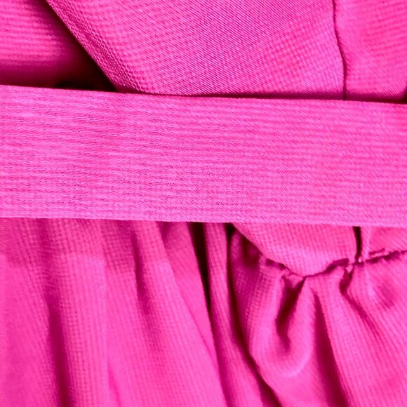 JJs House V-Neck Knee Length Ruffle Bridesmaid Dress Orchid Pink Custom Plus 20W - Picture 5 of 12